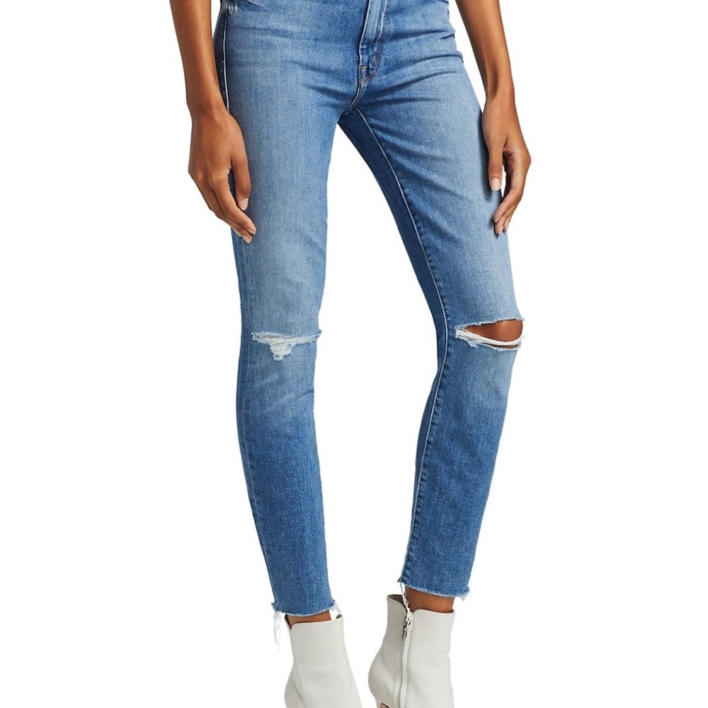 MOTHER High Waist Looker Skinny Ankle Jeans NWT